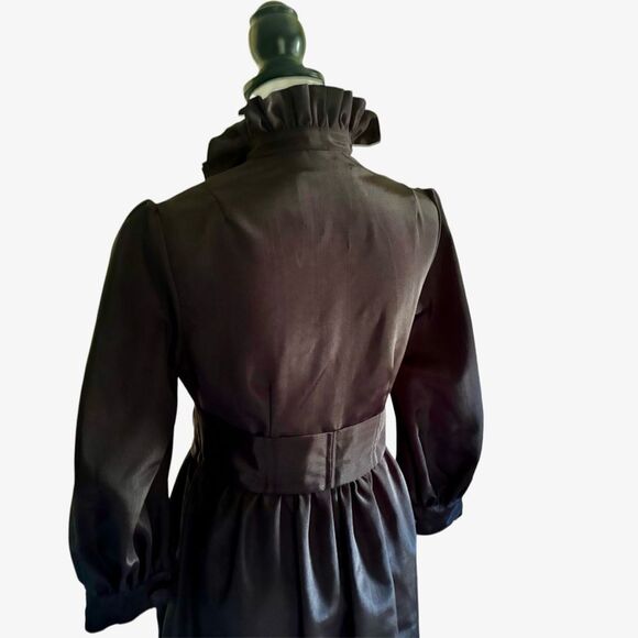 Heidi Merrick Black Midi Dress | Size 4 | EUC - Picture 7 of 8